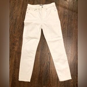 J. Crew Factory Women's White Skinny Jeans